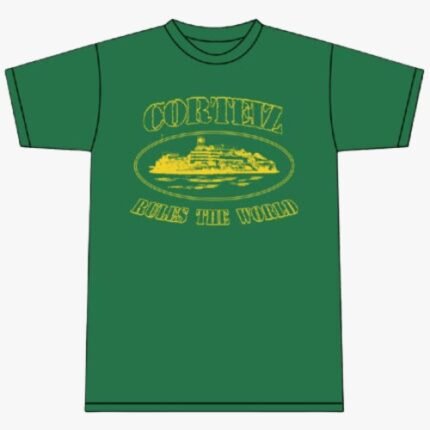 Corteiz 2019 OG Alcatraz T shirt Forest Green