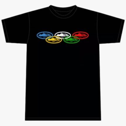 Corteiz Alcatraz Olympic T-shirt Black