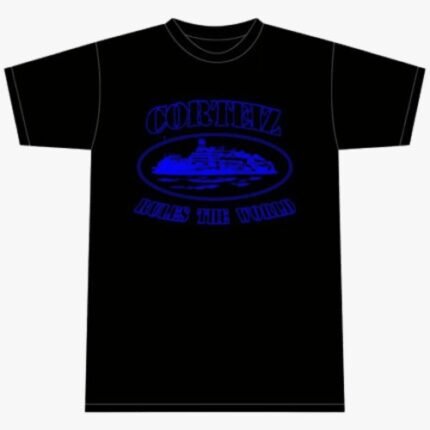 Corteiz Alcatraz T-shirt Black & Blue