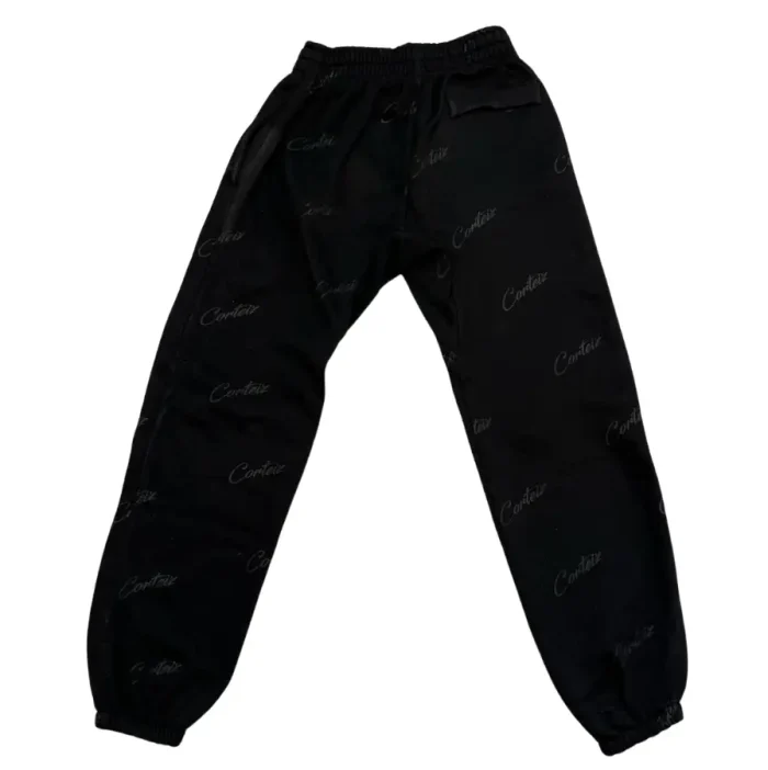 Corteiz All Over Print Joggers Black