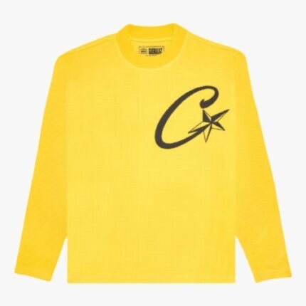 Corteiz C Starz Waffle L & S T-shirt Yellow