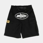 Corteiz Guerillaz 2024* Cargo Shorts Black