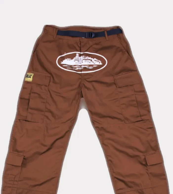 Corteiz-Guerillaz-Cargo-Pants-Brown