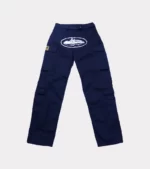 Corteiz Guerillaz Cargo Pants Navy