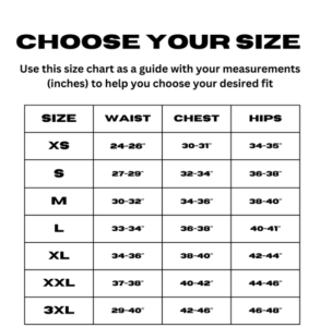 Corteiz Tracksuit Size Guide