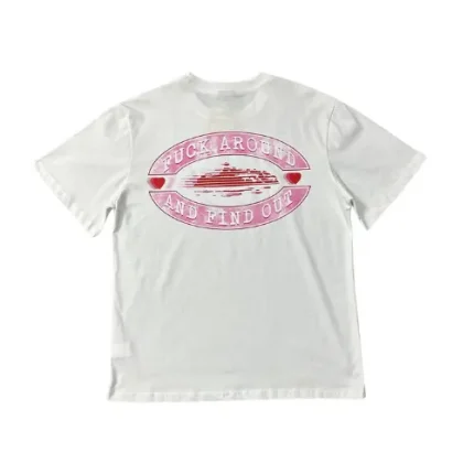 Corteiz Fuck Around T Shirt Pink