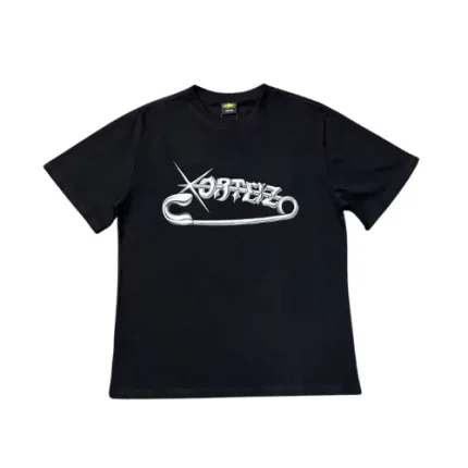 Corteiz Safety Pin T Shirt Black