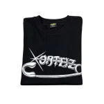 Corteiz Safety Pin T Shirt Black1