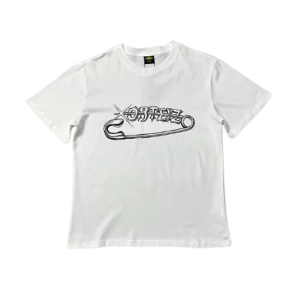 Corteiz Safety Pin T Shirt White