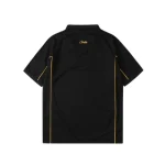 Soccer Football Jersey Black Yellow 2