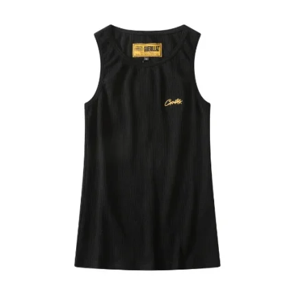 Corteiz Bolo Essentials Tank Top Black