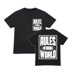 Corteiz Rules the world t-shirt Black2