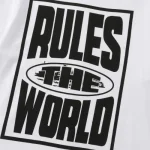 Corteiz Rules the world t-shirt White3