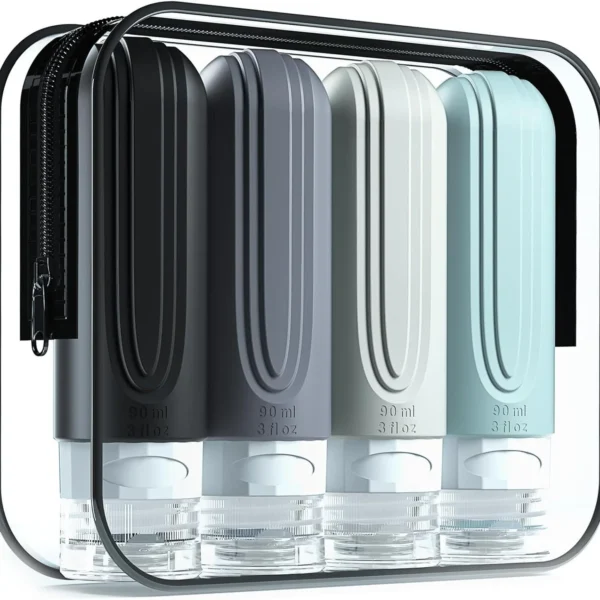 Silicone Travel Bottles Set – Leakproof & Cabin Friendly