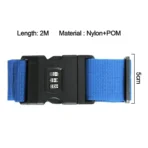 Adjustable Luggage Strap with Combination Lock