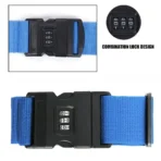 Adjustable Luggage Strap with Combination Lock