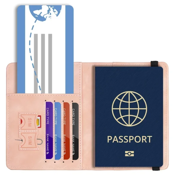 RFID Blocking Passport Holder & Travel Document Wallet