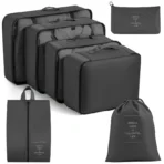 7-Piece Travel Packing Cubes Set – Lightweight Suitcase Organiser
