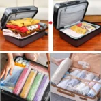 Roll-Up Travel Compression Bags – Space Saver Set