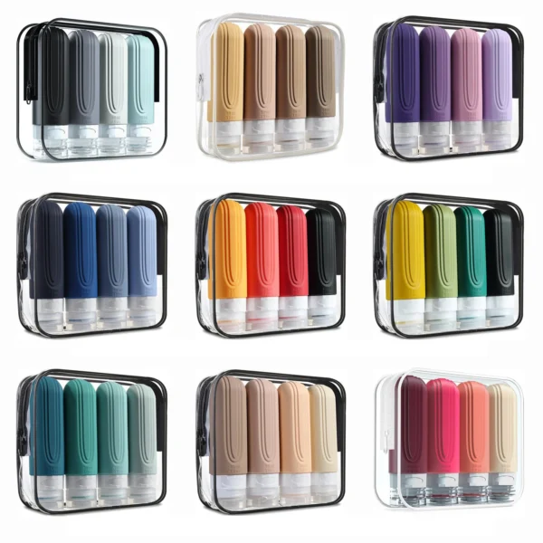 Silicone Travel Bottles Set – Leakproof & Cabin Friendly
