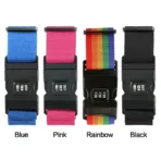 Adjustable Luggage Strap with Combination Lock